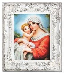 Obraz "Maryja" ręcznie malowany 28x33cm