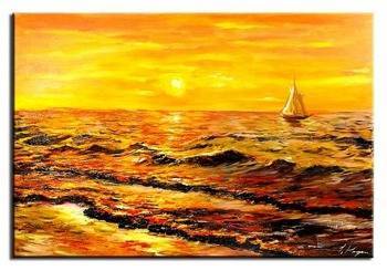 Obraz - Marynistyka - olejny, ręcznie malowany 60x90cm