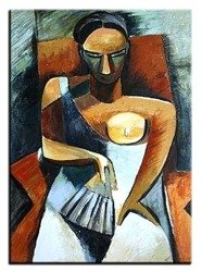 Obraz "Pablo Picasso, Salvador Dali i inni" ręcznie malowany 50x70cm