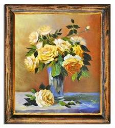 Obraz "Roze" ręcznie malowany 53x64cm
