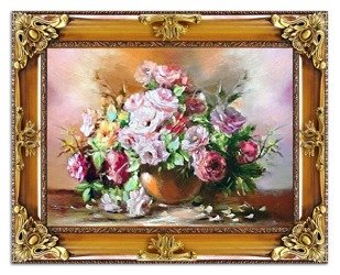 Obraz "Roze" ręcznie malowany 75x95cm