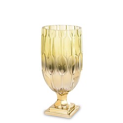 szklany wazon złote ombre 27x123,5x12,5 cm