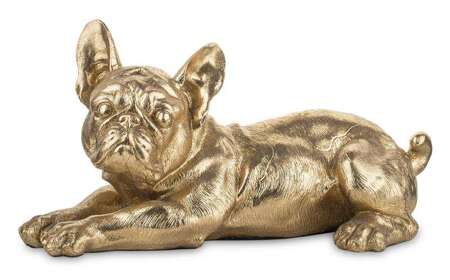 Figurka Pies złoty H: 15 cm