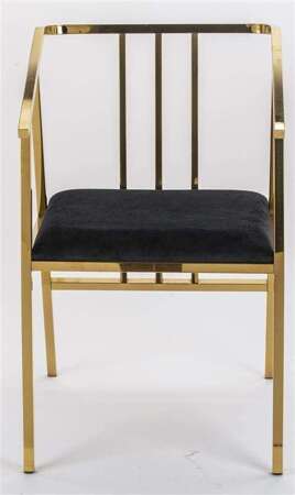 Krzesło stal nierdzewna kolor złoty wys.78cm