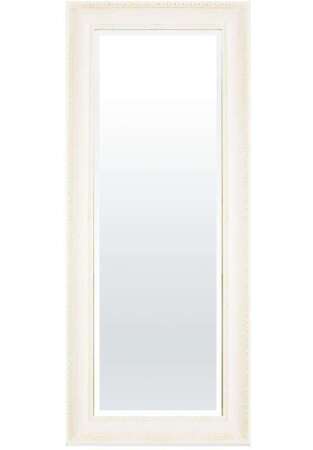 Lustro stylowe klasyczne biały rama 64x154x3 cm