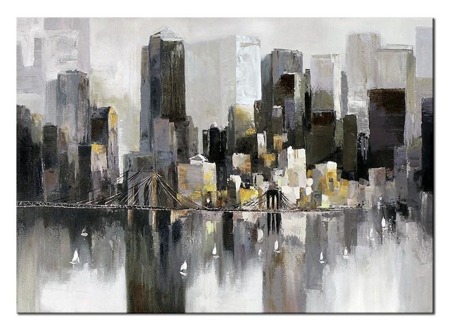 Obraz "Abstrakcje" - olejny, ręcznie malowany 50x70cm