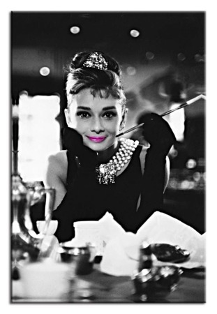 Obraz "Audrey Hepburn" reprodukcja 60x90 cm