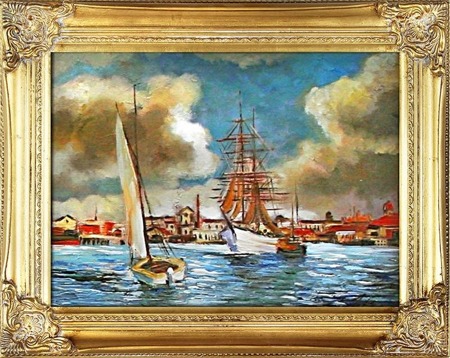Obraz "Marynistyka" ręcznie malowany 37x47cm