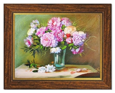Obraz "Roze" ręcznie malowany 37x47cm