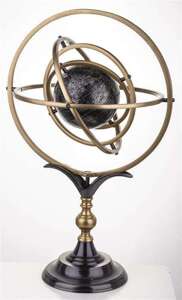 Astrolabium Globus metalowy wys. 57 cm 