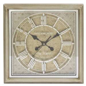 Zegar Rzymskie Cyfry Retro Metalowy Średni 40x40cm